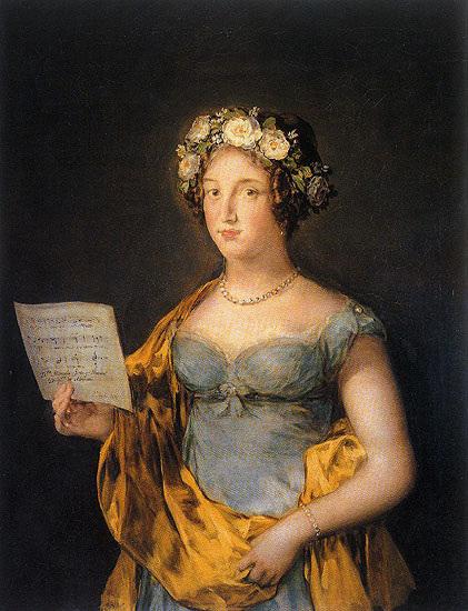 Francisco de Goya Portrait of Manuela Tellez Giron y Pimentel France oil painting art
